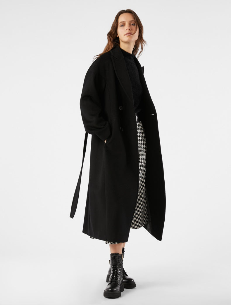 MANTEAU MIDI PURE LAINE