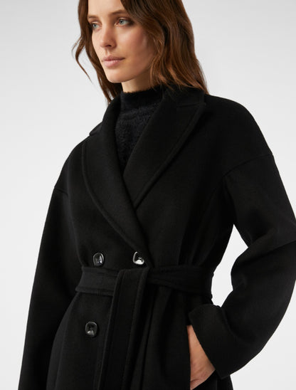 MANTEAU MIDI PURE LAINE